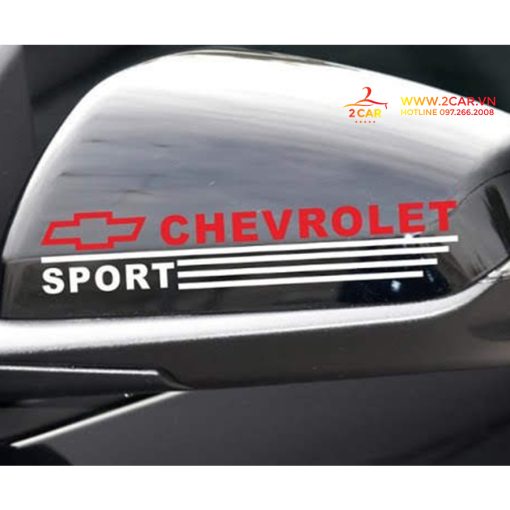 Tem dán decal gương xe CHEVROLET