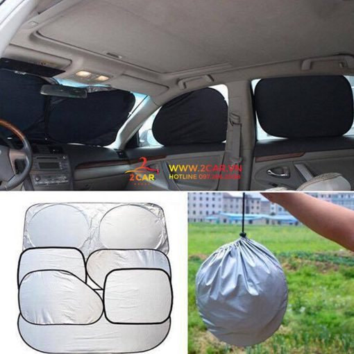 Tấm chắn nắng 6 miếng cho xe ô tô