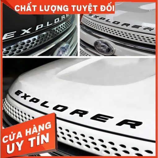 Chữ EXPLORER nổi trang trí xe hơi