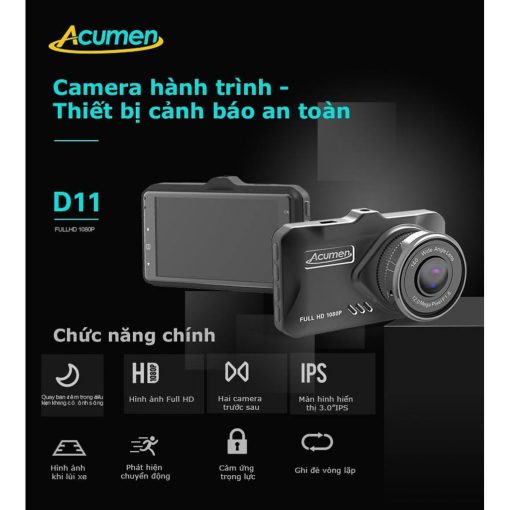 CAMERA HÀNH TRÌNH ACUMEN D11 - Hình ảnh 2