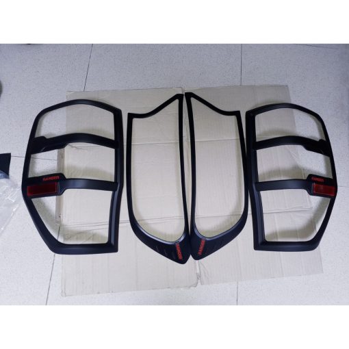 Ốp viền đèn pha, hậu xe Ford Ranger 2015 2016- 2017 2018 2019 2020 2021 nhựa đen cao cấp