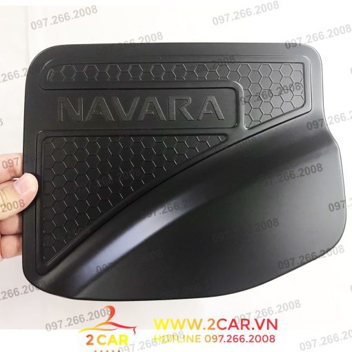 Ốp Nắp Bình Xăng Xe Nissan Navara 2016-2020 nhựa đen