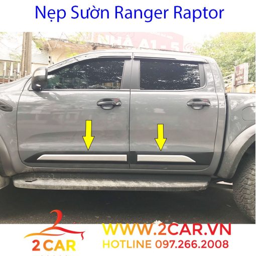 Nẹp Sườn Xe Ford Ranger 2013-2022, Ranger Raptor cao cấp