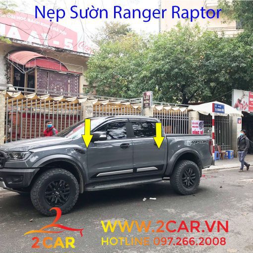 Nẹp Sườn Xe Ford Ranger 2013-2022, Ranger Raptor cao cấp - Hình ảnh 3