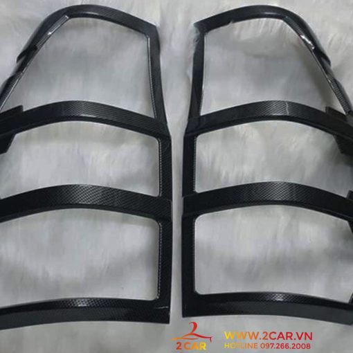 Ốp viền đèn pha, hậu CARBON xe Ford Ranger 2014 - 2021 vân Cacbon cao cấp - Hình ảnh 2