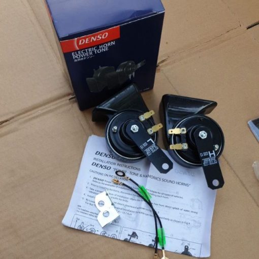 Còi sên Denso ELECTRIC HORN POWER TONE gắn ô tô-xe máy, [Giá 1 cặp] - Hình ảnh 2