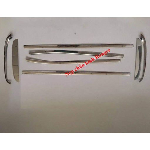 Nẹp viền chân kính và cột C xe Ford Ranger đời 2014- 2021, 2022, 2023 Hàng inox cao cấp - Hình ảnh 3