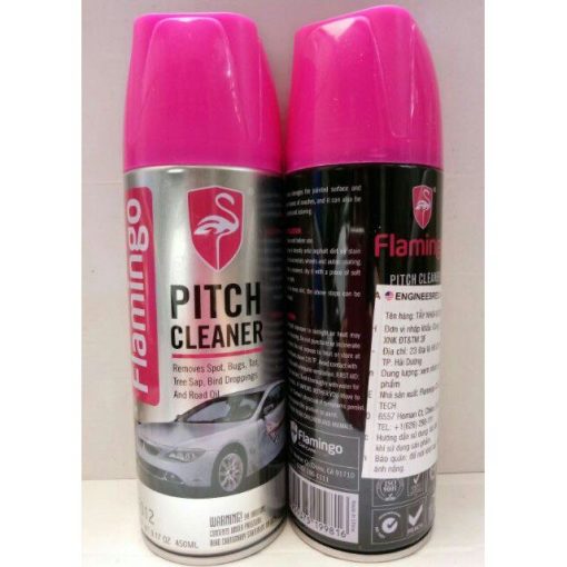 Xịt tẩy nhựa đường, tẩy băng keo 3M, tẩy keo dính Pitch Cleaner - Flamingo F012 - Hình ảnh 4