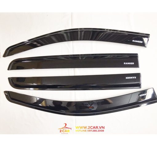 Vè che mưa xe Ford Ranger 2014 - 2022, 2023 nhựa đen thái dày cao cấp - Hình ảnh 4