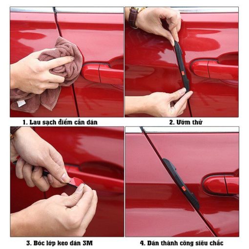 Nẹp Chống Va Đập, Trầy Xước Cánh Cửa Cho Các Dòng Xe Ô TÔ - Hình ảnh 5