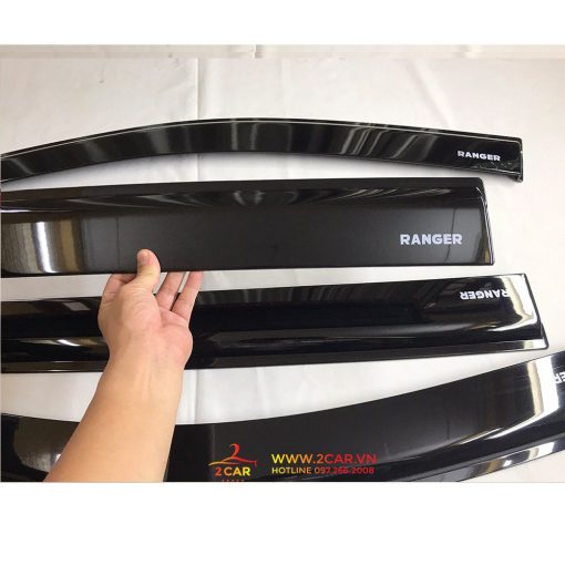 Vè che mưa xe Ford Ranger 2014 - 2022, 2023 nhựa đen thái dày cao cấp - Hình ảnh 5