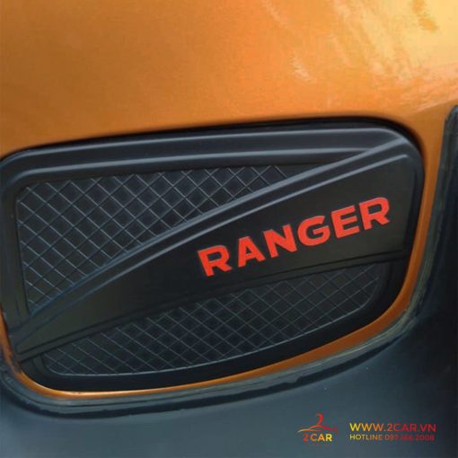 Ốp tay nắm cửa, hõm cửa, ốp đèn pha, đèn hậu, nắp xăng, tay mở cốp đen Ford Ranger 2014 - 2021- nhựa đen cao cấp - Hình ảnh 5