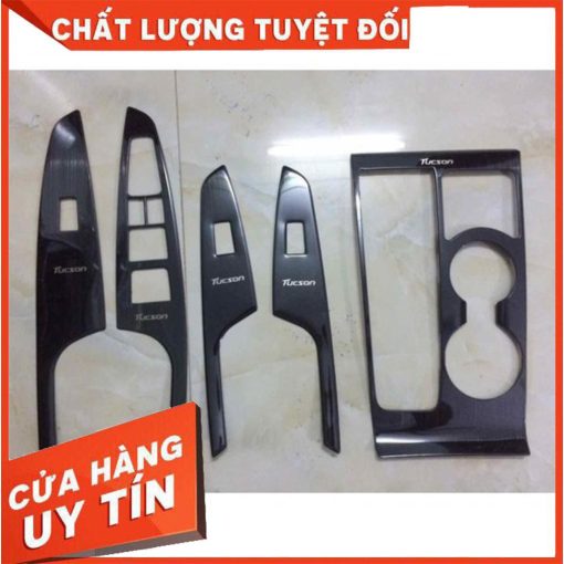 Ốp nội thất xe Hyundai Tucson 2016- 2021 chất liệu titan - Hình ảnh 7