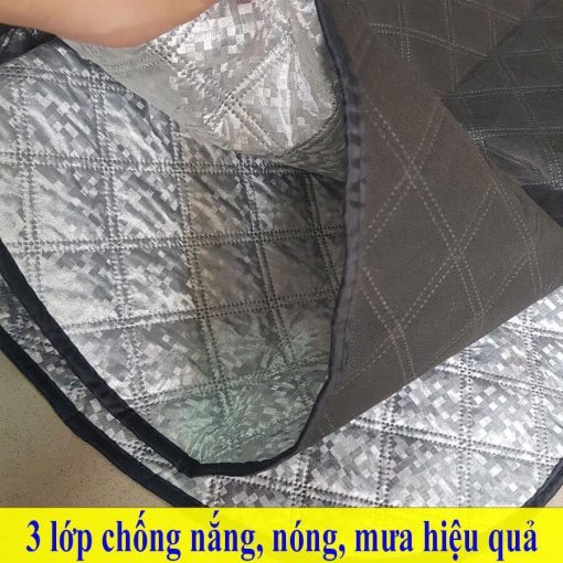 Tấm che nắng, chắn nắng kính lái dạng bạt dày 3 lớp cho xe ô tô loại 1 - Hình ảnh 7