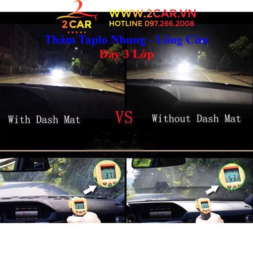 Thảm taplo nhung xe Honda City 2021 - 2022 chất liệu cao cấp mềm mịn, không xù lông, có chống trượt - Hình ảnh 7