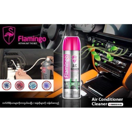 Xịt Khử Mùi Điều Hoà, Vệ sinh giàn lạnh oto Cao Cấp Flamingo F020 - Hình ảnh 7
