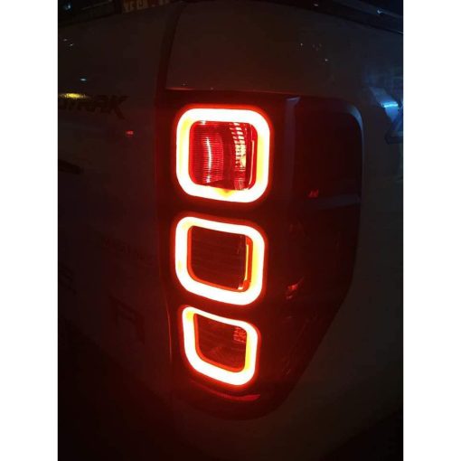 Ốp viền đèn Pha, Hậu xe Ford Ranger 2014-2021 có đèn LED siêu sáng, siêu đẹp - Hình ảnh 7