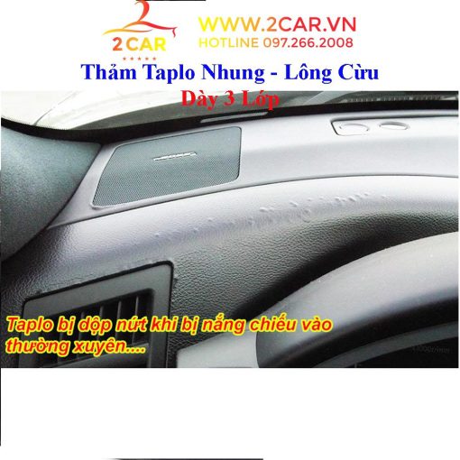 Thảm taplo nhung xe Honda City 2021 - 2022 chất liệu cao cấp mềm mịn, không xù lông, có chống trượt - Hình ảnh 8