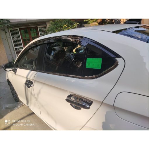 Vè che mưa xe Honda City 2015 - 2020, 2021, 2022 nhựa đen cao cấp - Giá 1 bộ - Hình ảnh 8