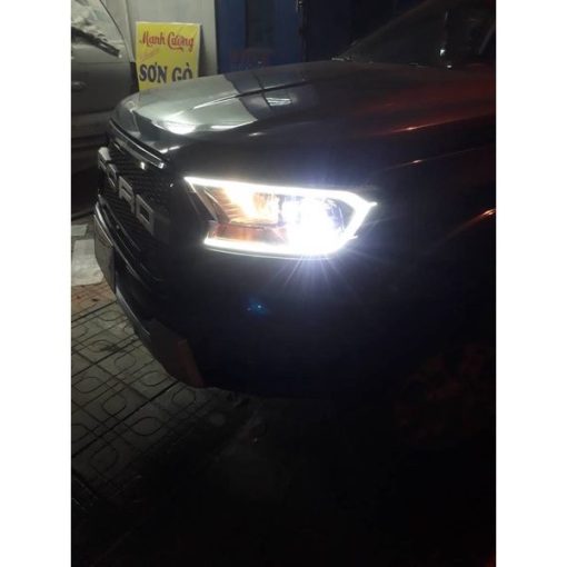 Ốp viền đèn Pha, Hậu xe Ford Ranger 2014-2021 có đèn LED siêu sáng, siêu đẹp - Hình ảnh 8