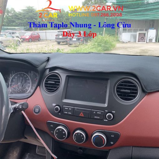 Thảm taplo nhung xe Honda City 2021 - 2022 chất liệu cao cấp mềm mịn, không xù lông, có chống trượt - Hình ảnh 9