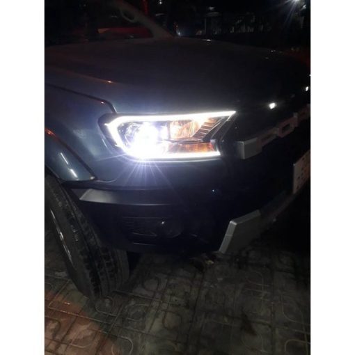 Ốp viền đèn Pha, Hậu xe Ford Ranger 2014-2021 có đèn LED siêu sáng, siêu đẹp - Hình ảnh 9