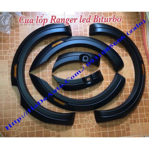 Ốp cua lốp cho Ford Ranger Bi Turbo 2015-2021 - Hình ảnh 5