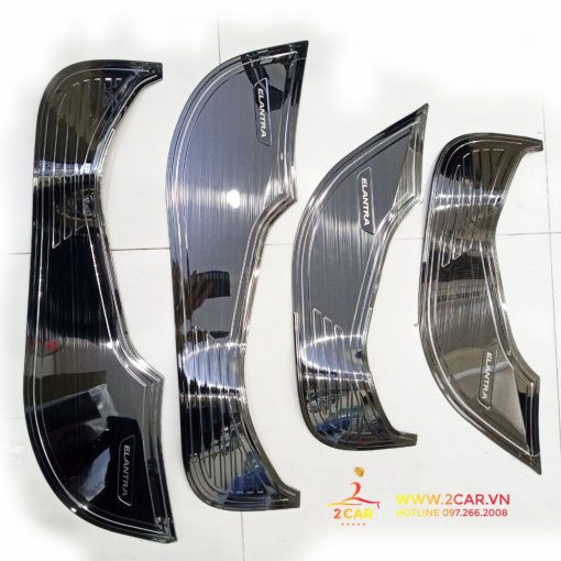 Ốp Tapli Cánh Cửa, màng loa Xe Elantra 2016 - 2021, Hàng TiTan Cao Cấp - Giá 1 bộ