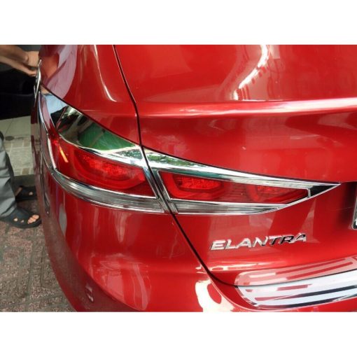 Ốp viền đèn pha, hậu xe Hyundai Elantra 2015 2016 2017 2018 - Giá 1 bộ