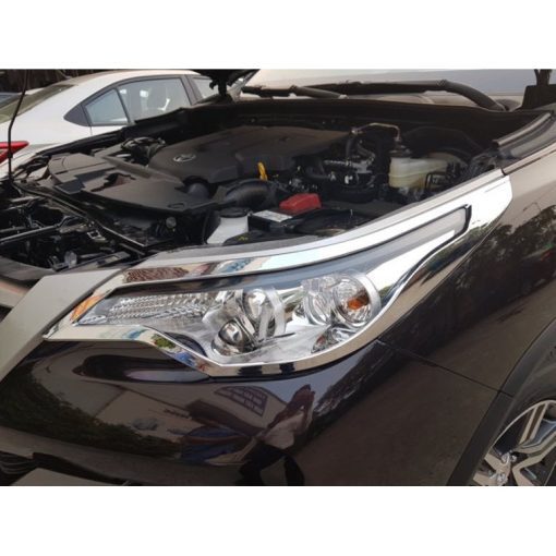 Ốp viền đèn pha, hậu xe Toyota Fortuner 2017- 2018- 2019- 2020- 2021 { HÀNG ĐẸP }