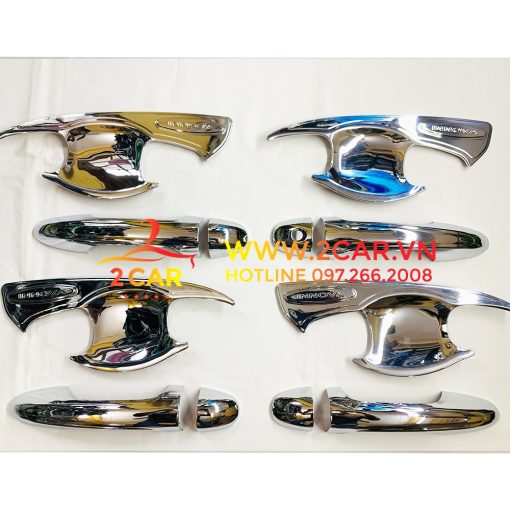 Ốp Tay Nắm, Hõm Cửa Xe Innova 2017- 2021, 2022, 2023, 2024 Mạ Crom siêu đẹp