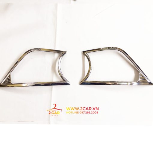 Ốp viền đèn gầm trước xe Toyota Innova 2017- 2023 mạ crom cao cấp