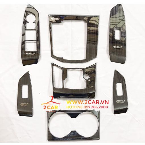 Ốp nội thất xe Mazda CX5/ CX-5 đời 2018- 2019- 2020- 2021- 2022-2023 Hàng Titan cao cấp