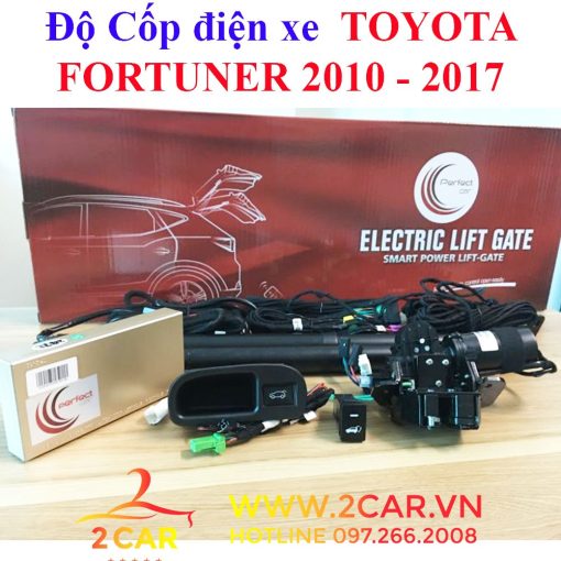 Cốp điện xe TOYOTA FORTUNER 2010-2017 thương hiệu PerfectCar cao cấp