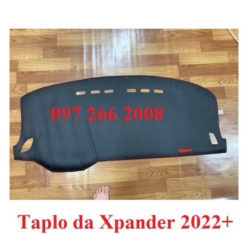 Thảm Taplo da CARBON xe Xpander 2022,2023 vân cacbon - Hàng 3 lớp dày, chống nóng, chống chói taplo xe