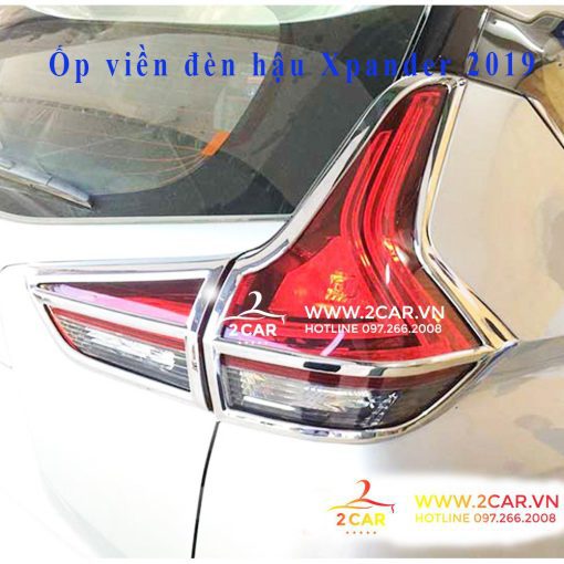 Ốp viền đèn Pha, hậu xe Mitsubishi Xpander 2018- 2021 mạ crom cao cấp