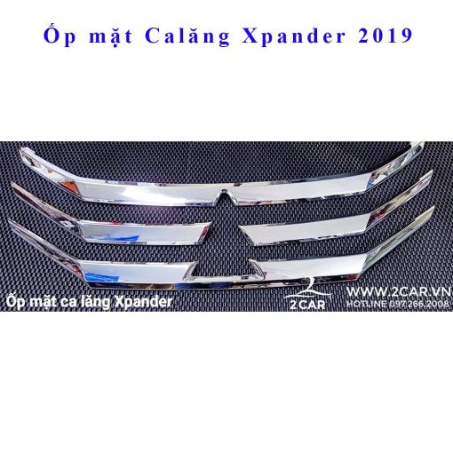 Ốp Mặt Ca Lăng, calang xe Mitsubishi Xpander 2018 - 2019 mạ crom