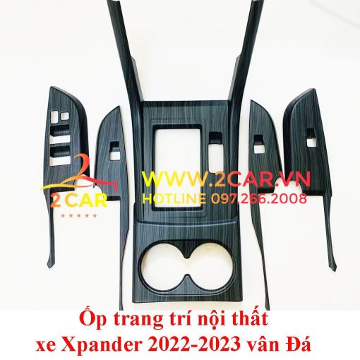 Ốp Nội Thất vân Đá xe Xpander 2022- 2023- Mẫu nhựa cao cấp - có đủ bản phanh cơ và phanh điện tử