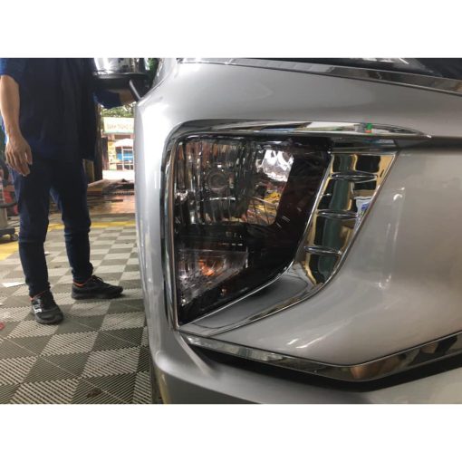 Ốp viền đèn Pha, hậu xe Mitsubishi Xpander 2018- 2021 mạ crom cao cấp - Hình ảnh 2