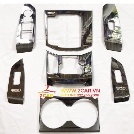 Ốp nội thất xe Mazda CX5/ CX-5 đời 2018- 2019- 2020- 2021- 2022-2023 Hàng Titan cao cấp - Hình ảnh 2