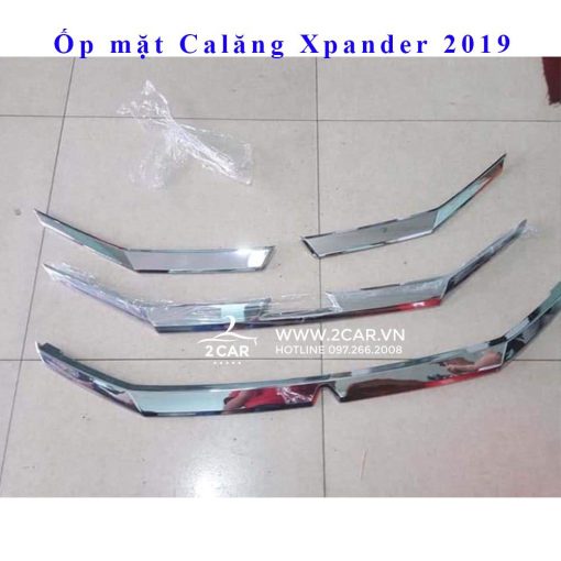 Ốp Mặt Ca Lăng, calang xe Mitsubishi Xpander 2018 - 2019 mạ crom - Hình ảnh 3