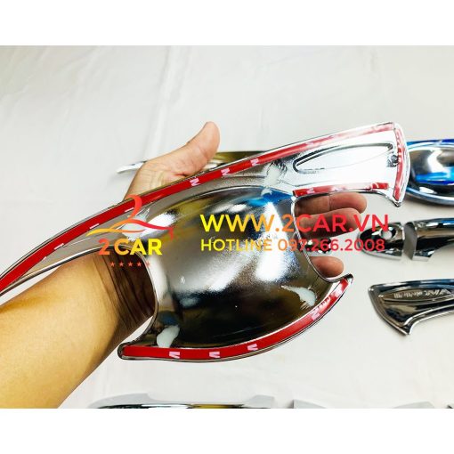 Ốp Tay Nắm, Hõm Cửa Xe Innova 2017- 2021, 2022, 2023, 2024 Mạ Crom siêu đẹp - Hình ảnh 2