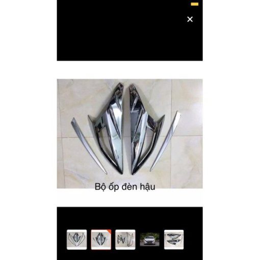 Ốp viền đèn Pha, Hậu xe Hyundai Elantra 2019 - 2020 - 2021 mạ crom sáng bóng- Giá 1 bộ - Hình ảnh 2