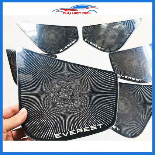 Ốp Trang trí Màng Loa cánh cửa xe Ford Everest 2017- 2019,2020, 2021 chất liệu Titan Cao Cấp - Hình ảnh 2