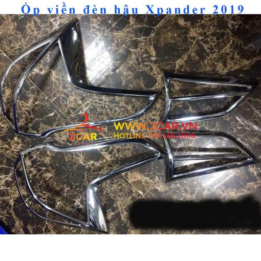 Ốp viền đèn Pha, hậu xe Mitsubishi Xpander 2018- 2021 mạ crom cao cấp - Hình ảnh 3