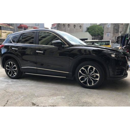 Nẹp viền chân kính và viền cong kính xe Mazda CX5 , CX-5 2014- 2015 2016 2017 Hàng inox cao cấp - Hình ảnh 3