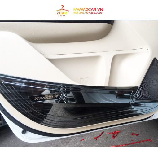 Ốp tapli cánh cửa xe Xpander, màng loa xe Xpander 2018- 2021, 2022, 2023 vân titan cao cấp ( không dùng cho bản Cross) - Hình ảnh 4