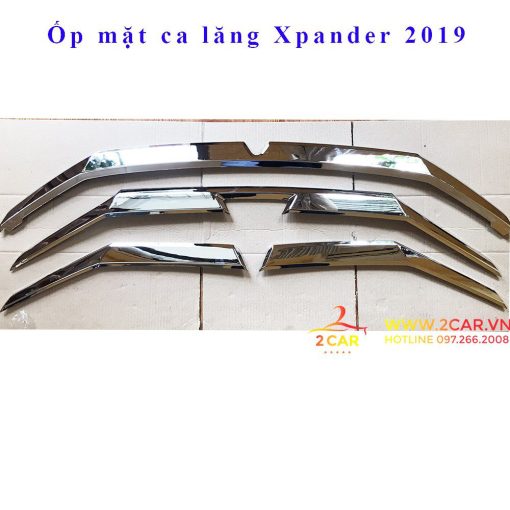 Ốp Mặt Ca Lăng, calang xe Mitsubishi Xpander 2018 - 2019 mạ crom - Hình ảnh 4
