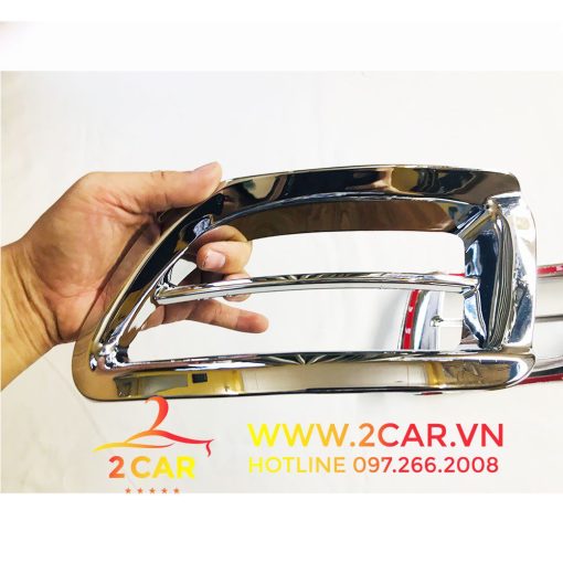 Ốp viền đèn gầm trước xe Innova 2009- 2012, 2013- 2016 mạ crom cao cấp - Hình ảnh 3