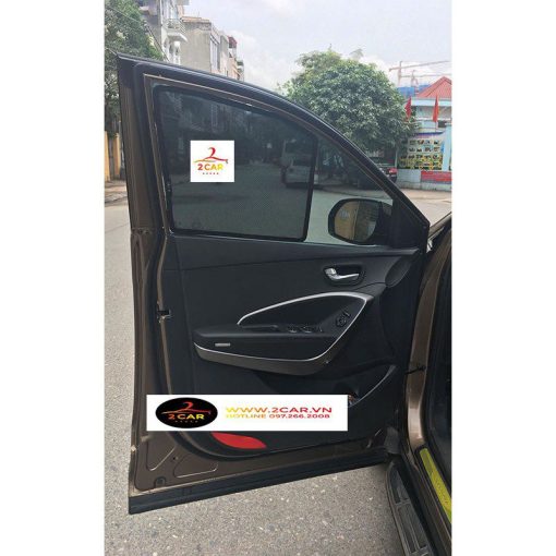 Rèm che nắng Loại 1 Hyundai Santafe 2007-2012, 2013-2018, 2018-2020, Santafe Gold 2002-2005 Bảo hành 24 tháng - Hình ảnh 3